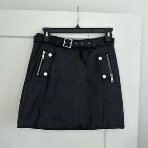 Topshop Leather Skirt